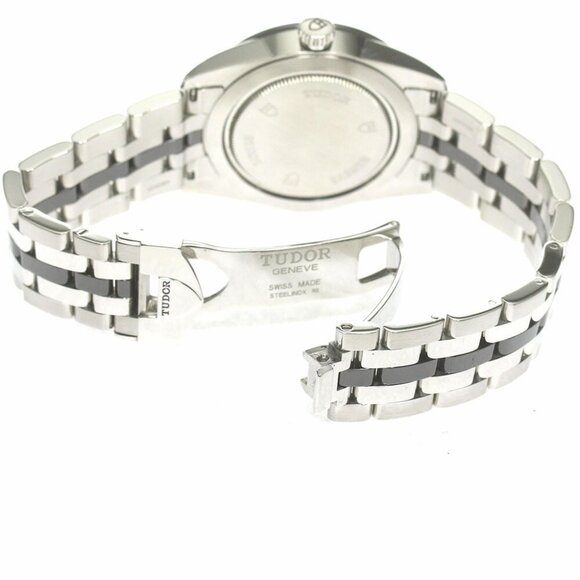 TUDOR Grammar Date 55010 10P diamond Black Dial Automatic Men's Watch_837695 - Picture 4 of 11